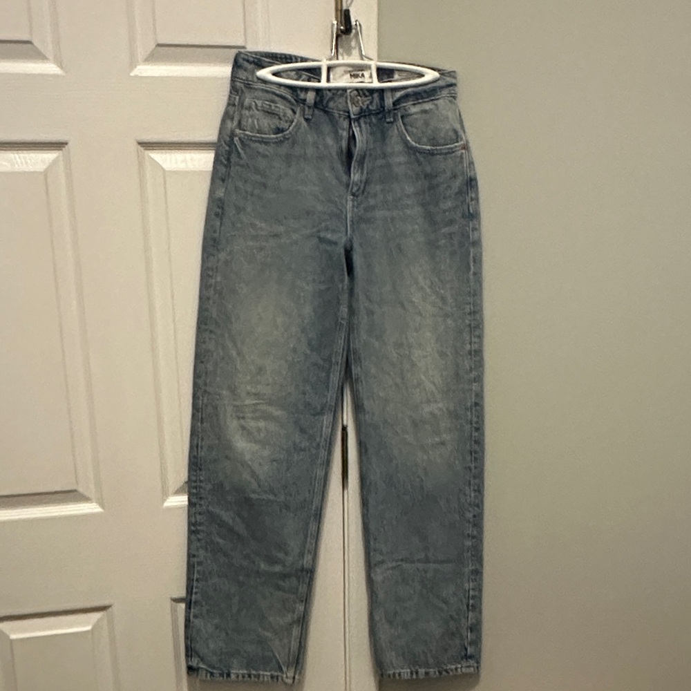 Dynamite Light Blue Straight Jeans